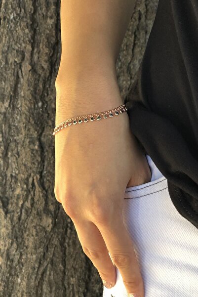 SUNSHINE 925 Ayar Gümüş Mistik Topaz Taşlı Bileklik