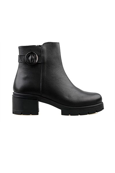 Castle Black 27362-1 Μαύρα γυναικεία καθημερινά μποτάκια