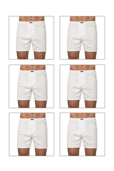 ÖZKAN underwear Özkan 0118 6 Pack Ανδρικά βαμβακερά ριμπ Long Johns