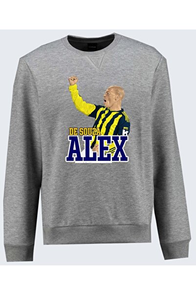 Efendioğlu Design LEGENDS ALEX DE SOUZA 10 pamuklu erkek sweatshirt