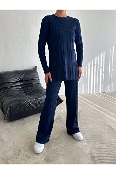 SUYA US WEAR Komplet od pletenih pantalona i džempera - Elegantan i udoban