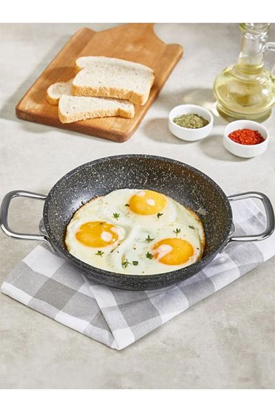 FALEZ Black Line Granite 18 Cm Pan