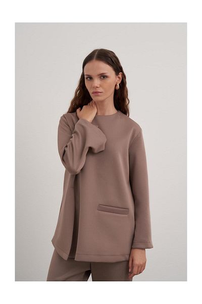 FUSHYA Scuba Fabric Double Set - Λεπτομέρεια με σχισμή