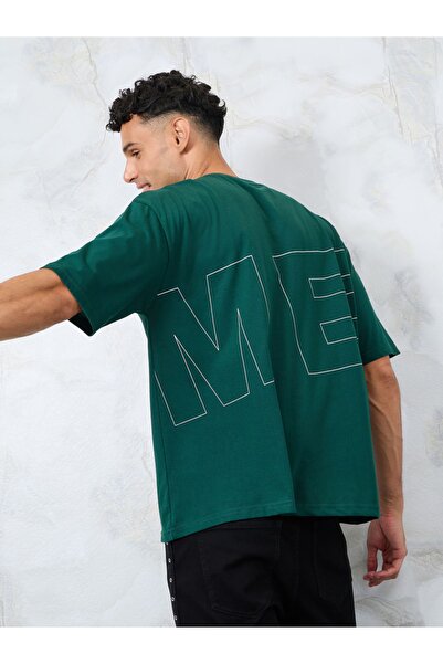 Styli بنطال رياضي كبير الحجم مطبوع عليه شعار أمامي وخلفي