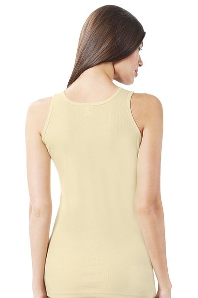 ÖZKAN underwear Özkan 0156 Women's Ribbed Cotton Laced Self Ribbed Thick Strap Athlete