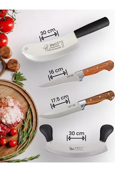 Cavit İnox ZIRH SATIR BIÇAK SETİ