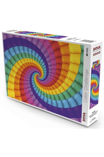 Nova Puzzle 1000 Parça Puzzle - Rengarenk Gökkuşağı Sarmalı - Nova 40506