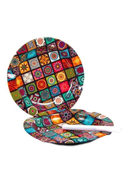 GRANDSTORE منفضة سجائر معدنية ملونة مزخرفة مفيدة جدًا