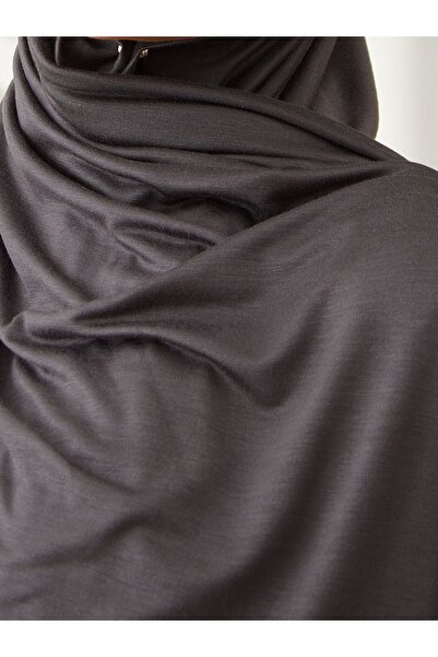 Femple Modest Σκούρο Γκρι Premium Τζέρσεϊ Σάλι - 180x70 cm Hijab