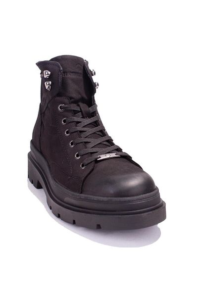 Hammer Jack 10224862 Ορθοπεδικά Μαύρα Δερμάτινα Ανδρικά Μποτάκια Casual