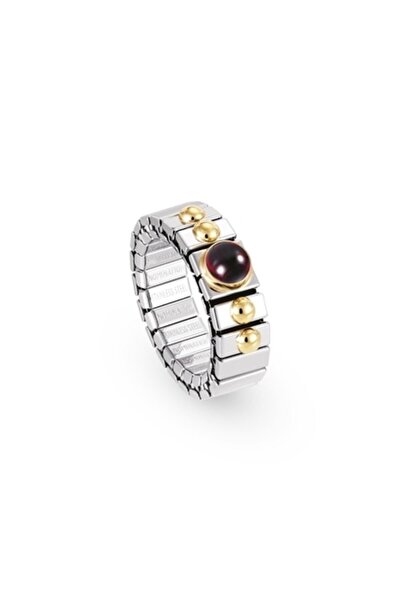 NOMİNATİON Extensıon Rings (s) In Stainless Steel With 18k Gold And 1 Stone (...