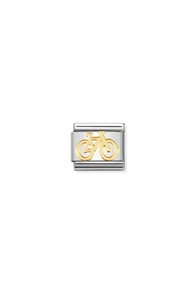 NOMİNATİON Composable Classic Tech In Stainless Steel With 18k Gold (04_bike)