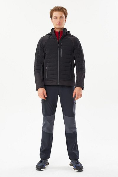 Exuma 2411137 -ΜΑΥΡΟ Ανδρικό παλτό Softshell