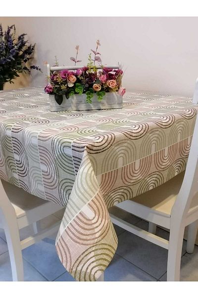 Başak Ev Tekstili FIBER-FINED PVC OIL - PATTERNED REMOVABLE TABLE CLOTH