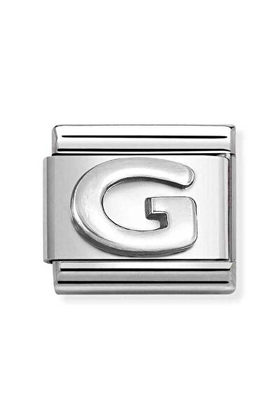 NOMİNATİON Composable Classic Dekoratif Link - Harfler - G - (07 G) 925 Gümüş