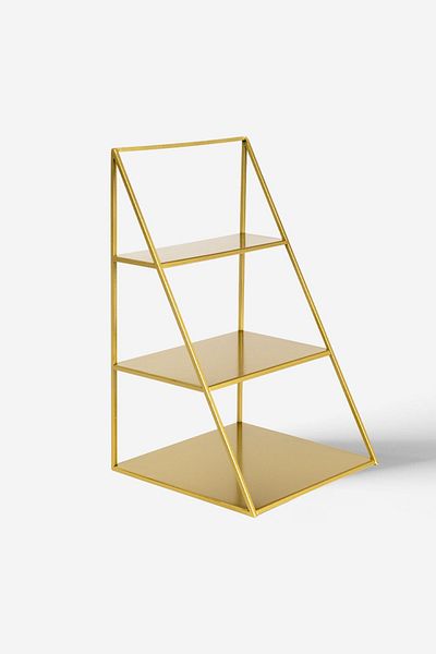 Rarart Concept Gold Pyramid 3 Tier Metal Organizer - Ράφι αξεσουάρ πολλαπλών χρήσεων - Stardust