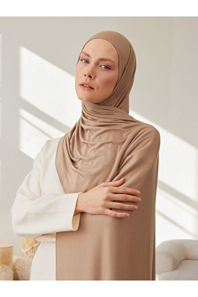 Femple Modest Σάλι Ζέρσεϊ Premium Bronze Skin - Hijab 180x70 cm