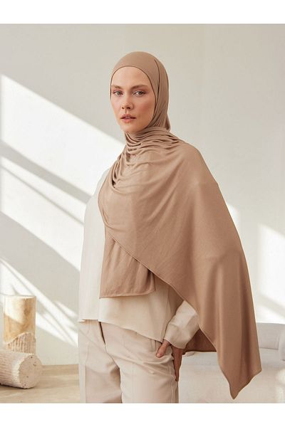 Femple Modest Σάλι Ζέρσεϊ Premium Bronze Skin - Hijab 180x70 cm