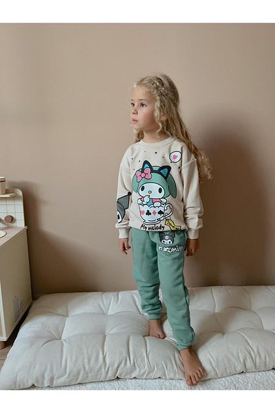 YİGİT BUTİK Girl's Kuromi Printed Set