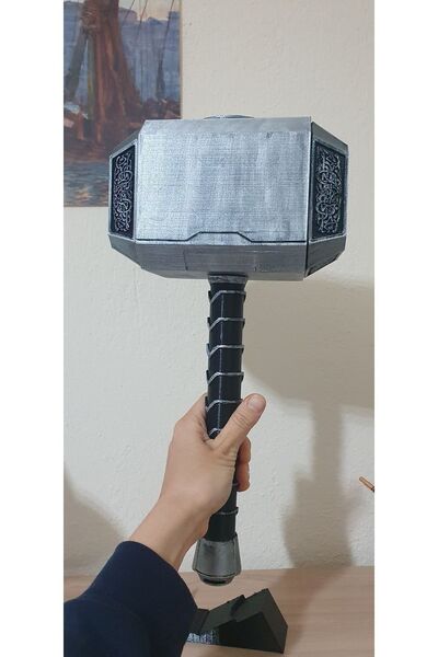 etmo 3d dizayn Thor'un Çekici & Thor Hammer & Mjollnir-50 Cm