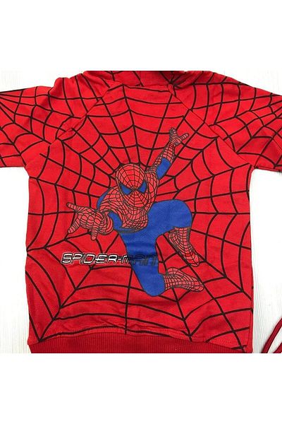 Marvel Spiderman Printed Long Sleeve Children's Tracksuit Set High Quality Double Set