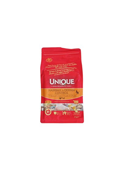 Unique Tüy Yumağı Önleyici Ve Dermatolojik Destekleyici Yetişkin Kedi Maması Tavuklu&balıklı 1,5 kg