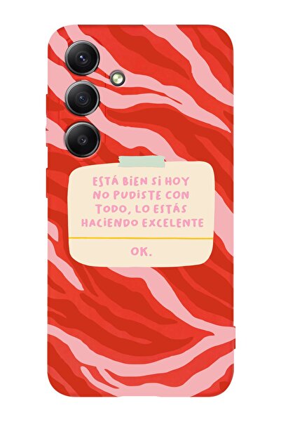 shoptocase Galaxy A25 Uyumlu Esta Bien Si Desenli Silikon Telefon Kılıfı