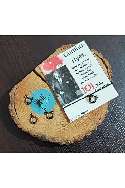 Butenin Atölyesi هدية البطن، هدية العيد، 5 قطع من سوار حبل نجمة القمر البرونزي