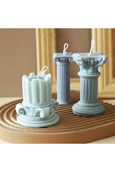 3Bros Kendin Yap 3Bros’ 3’LÜ SET ROMA SÜTUNU SİLİKON KALIP