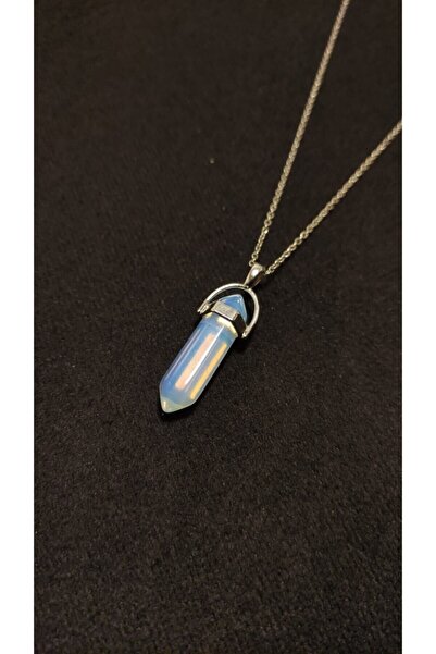 Moonstar Jewelry قلادة حجر القمر الطبيعي