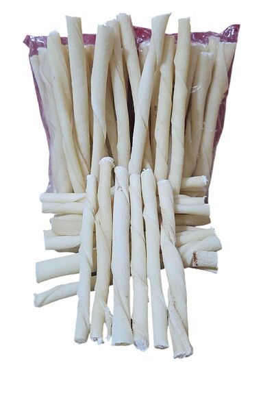 KediEviNet Büyük Irk Yavru Ve Küçük Irk Yetişkin Köpek Kemik Ödül Çubuğu (KALIN) Çiğneme Kemiği 20li