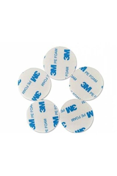 3M Yuvarlak Çift Taraflı Bant, Çap: 20 Mm, Köpüklü, Çok Güçlü - 100 Adet