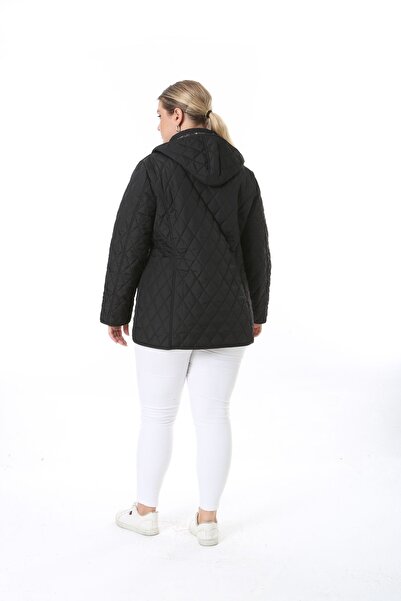 TUTveAL Collection Quilted Coat - Sôngya Resistant, Large Size, Door, Black