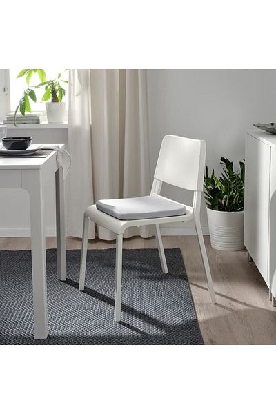 IKEA Staggstarr 36x36x2,5 Cm Light Gray Non-Slip Base Chair Cushion Non-Slip Base