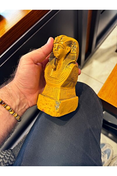 Eski kadim Firavun Objesı osmanlı miskevi içi sarı siyah tanelı