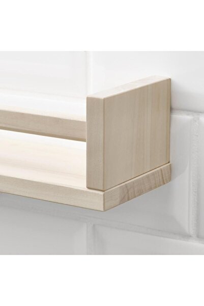IKEA Bekvam Ahşap Mutfak Rafı - Baharat Rafı