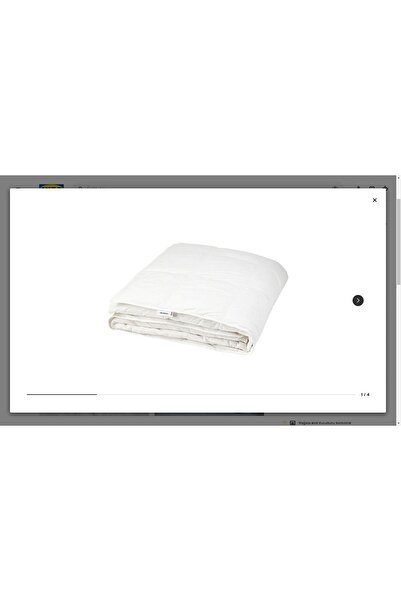 IKEA Fjallbracka Double Quilt, White, 240x220 Cm, Keeps Extra Warm