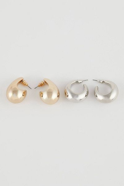 DeFacto 2-teiliges Ohrringe-Set für Damen – D0236axns