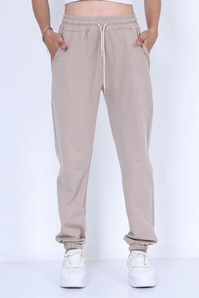 Sea Queen High Waist Elastic Fleece Winter Fabric Sweatpants