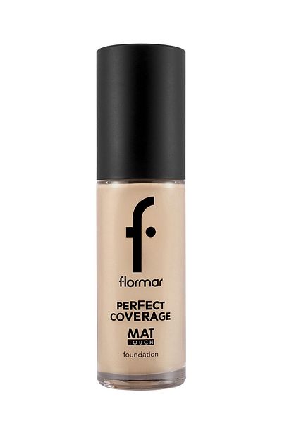 Flormar Matte Single Vitamin E Foundation - Matte Touch Foundation - 320 Porcelain Beige -8682536057745