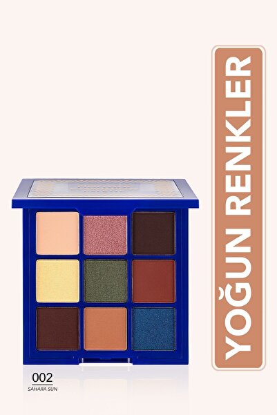 Flormar Mat & Işıltılı Far Paleti - Glamour Eyes Palette - 002 Sahara Sun - 4...