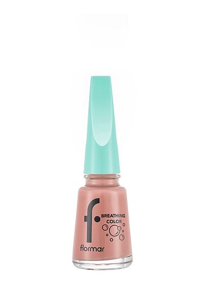 Flormar Shiny Breathable Nail Polish - 013 Fresh Roses Breathing Color Nail Enamel - 8682536054171