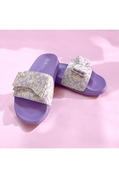 FURIA SHOES Tüylü Kız Çocuk Ev Terliği