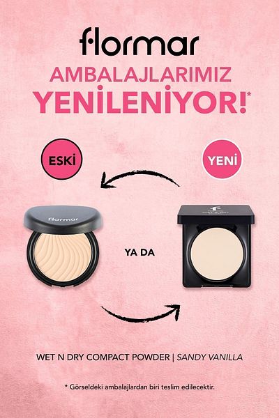 Flormar Pressed Powder For Wet And Dry Use From , Shade Honey 009