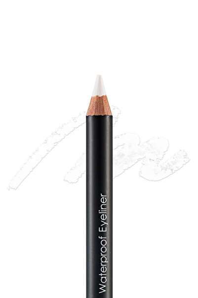 Flormar Suya Dayanıklı Mat Göz Kalemi (BEYAZ) - Waterproof Eyeliner - 113 Pure White - 8690604109135