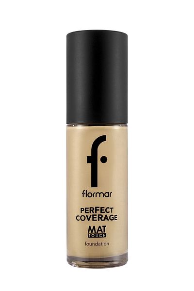 Flormar Matte Single Foundation Containing Vitamin E - 305 Golden Honey - Matte Touch Foundation