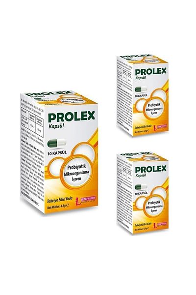 LedaPharma Prolex 10 Capsules - x3 Pack