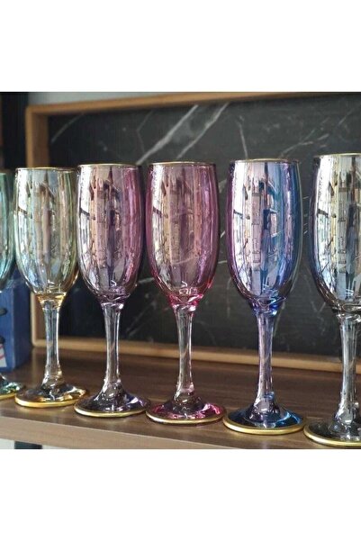 Paşabahçe Bistro Renkli Kahve Yanı Su Ve Meşrubat Bardağı