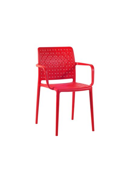 Papatya Fame-K Kolçaklı Bahçe, Mutfak, Balkon, Teras, Cafe, Restoran Sandalyesi