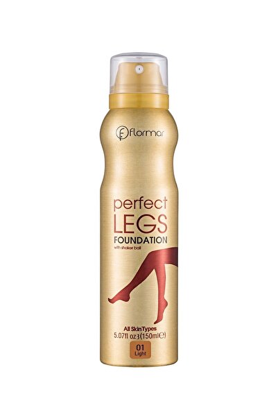Flormar Ton Eşitleyici Bacak Fondöteni(SICAK ALT TON)-perfect Legs Foundation -001 Light 150ml 8690604200672